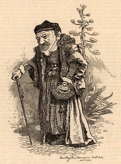 Moses Montefiore (1784-1885) von Edward Linley Sambourne