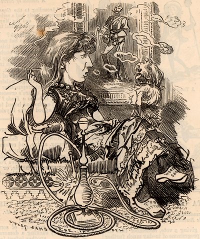 Ouida (1839-1908) von Edward Linley Sambourne