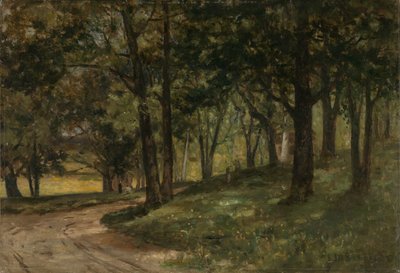 Ohne Titel (Landschaft mit Bäumen) von Edward Mitchell Bannister