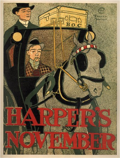 Harpers November, 1896 von Edward Penfield