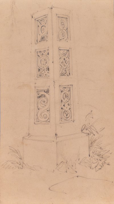 Monumentskizze von Edward Pretty