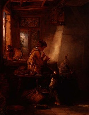 Flötenspiel von Edward Robert Smythe