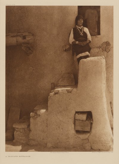 Ein Paguate-Eingang von Edward S. Curtis