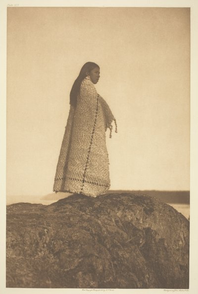 Cowichan Mädchen von Edward S. Curtis