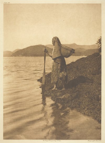 Die Seetangsammlerin von Edward S. Curtis