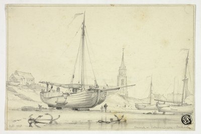Kirche in Scheveningen von Edward William Cooke