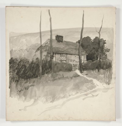 Architektonische Studie von Edwin Austin Abbey