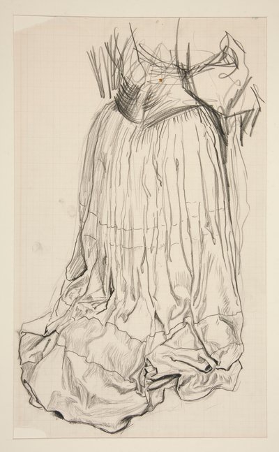 Draperiestudie von Edwin Austin Abbey