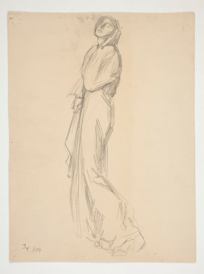 Figurenstudie von Edwin Austin Abbey