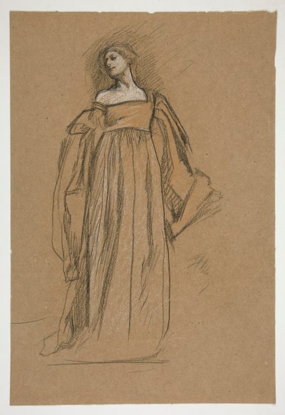 Figurenstudie von Edwin Austin Abbey