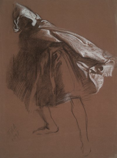 Figurenstudie für Othello von Edwin Austin Abbey