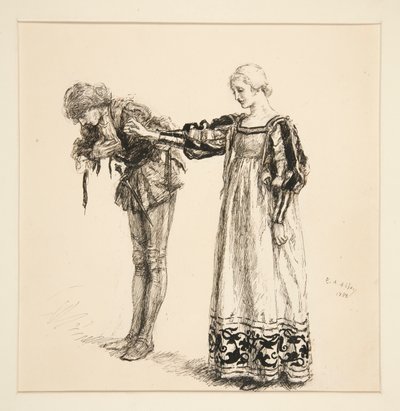 Gratiano von Edwin Austin Abbey