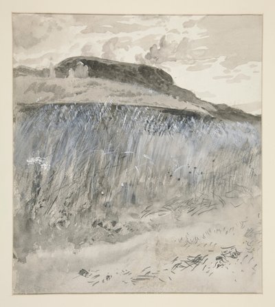 Landschaft - Felder von Edwin Austin Abbey