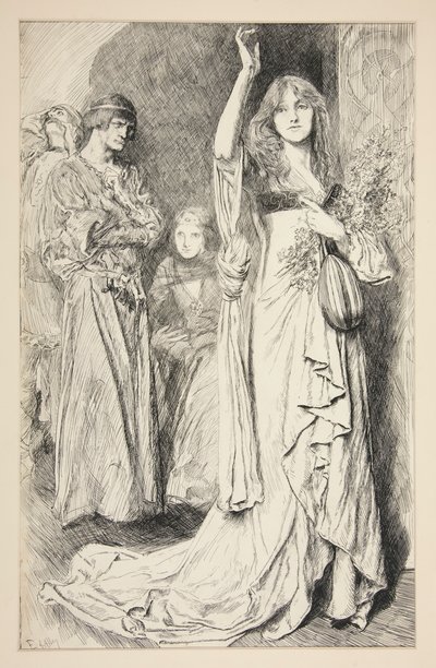 Ophelia von Edwin Austin Abbey