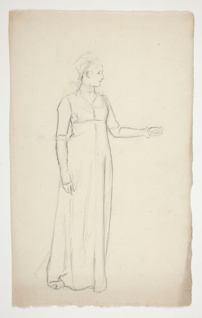 Studie einer Frau von Edwin Austin Abbey