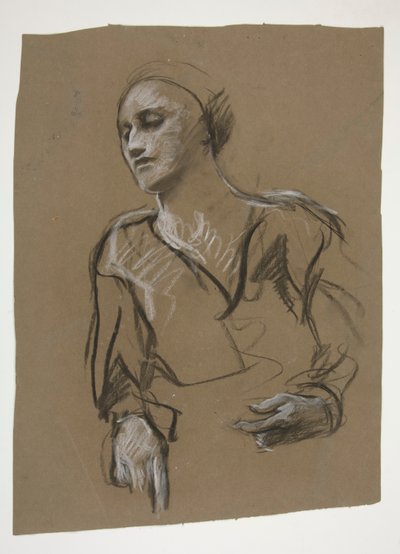 Studie einer Frau von Edwin Austin Abbey