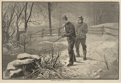 Kaninchen verfolgen von Edwin Austin Abbey