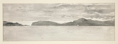 Wasserszene mit Landschaft von Edwin Austin Abbey