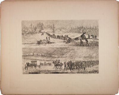 Im Schlamm stecken geblieben, 1876 von Edwin Austin Forbes