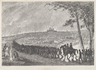 Ins Lager gehen bei Nacht von Edwin Forbes