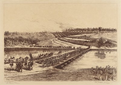 Die Pontonbrücken von Edwin Forbes