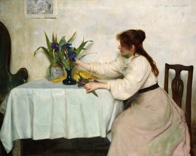 Die Iris arrangieren von Edwin Harris