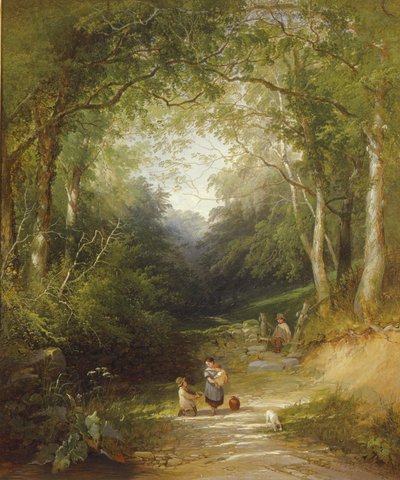 Ein Pfad durch den Wald von Edwin Henry Boddington