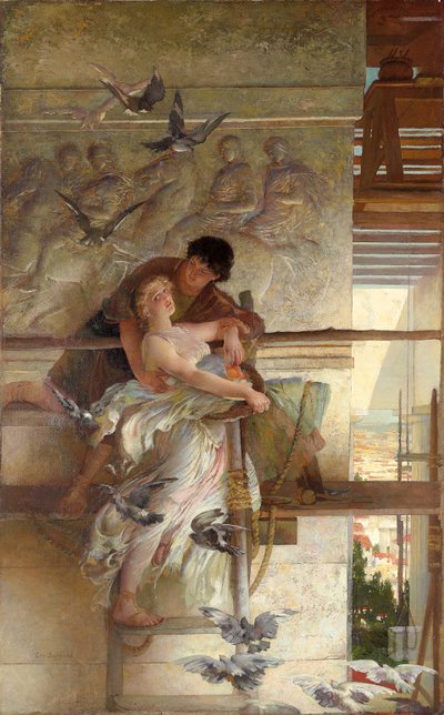 Unter den Tempeldächern von Edwin Howland Blashfield