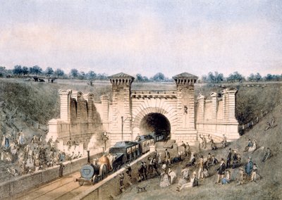 Der Primrose Hill Eisenbahntunnel von Edwin Thomas Dolby