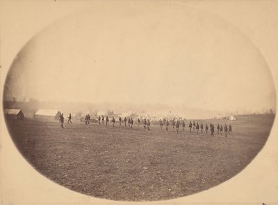 [Bajonettübung], ca. 1863 von Egbert Guy Fowx