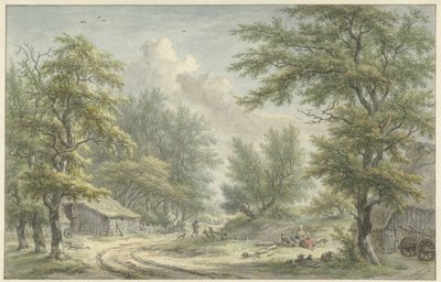 Landschaft bei Eext, Drenthe von Egbert van Drielst