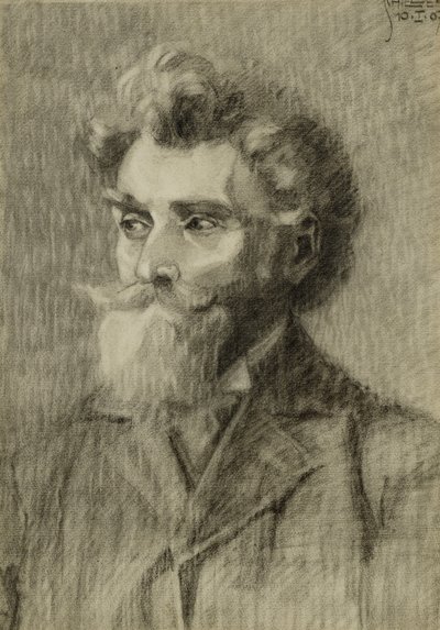 Porträt eines Mannes von Egon Schiele