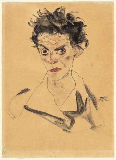 Selbstporträt von Egon Schiele