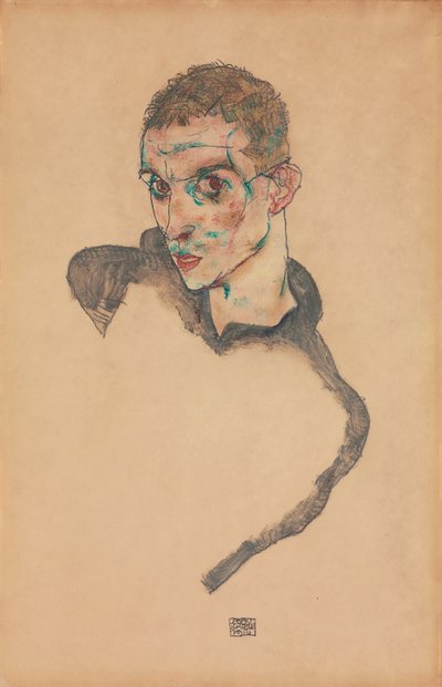 Selbstbildnis von Egon Schiele