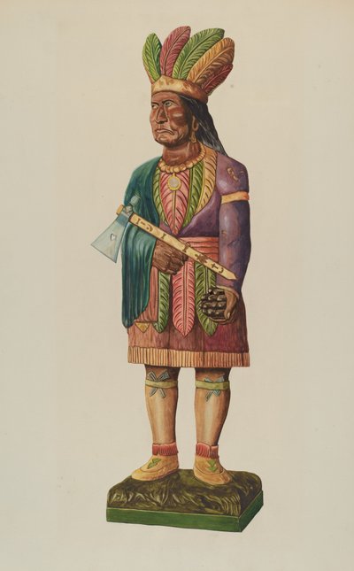 Zigarrenladen-Indianer von Einar Heiberg
