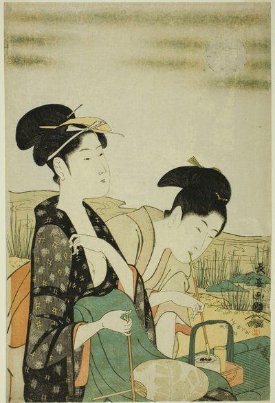 Mondbetrachtung von Eishōsai Chōki