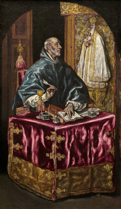 Heiliger Ildefonso, ca. 1603-1614 von El Greco