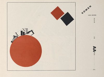 Über zwei Quadrate, 1922 von Eliezer Markowich Lissitzky