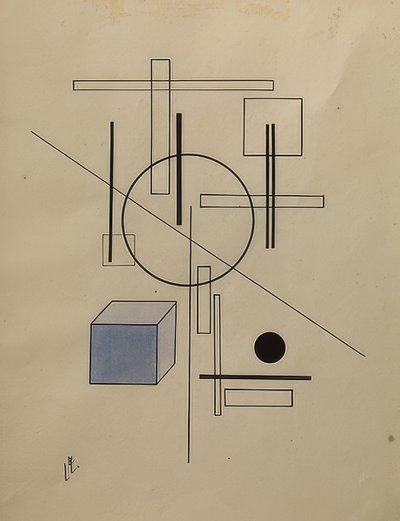 Komposition von Eliezer Markowich Lissitzky