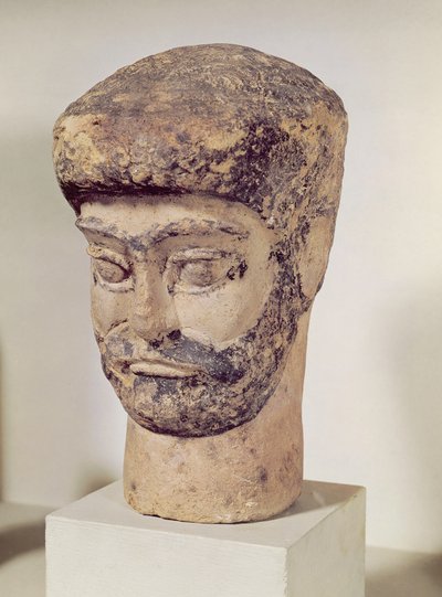 Kopf eines bärtigen Mannes, ca. 1800 v. Chr. von Elamite