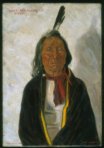 Häuptling Red Cloud von Elbridge Ayer Burbank