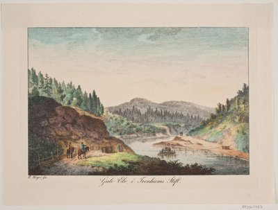 Gelber Fluss, im Trondheimer Stift von Elias Meyer