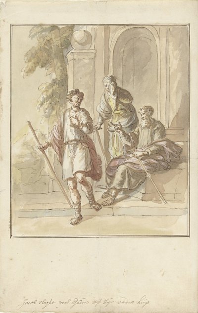 Jakob flieht aus seinem Elternhaus von Elias van Nijmegen
