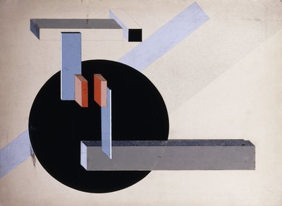 Proun Nr. 89 von Eliezer Markowich Lissitzky