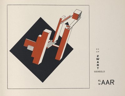 Über zwei Quadrate, 1922 von Eliezer Markowich Lissitzky