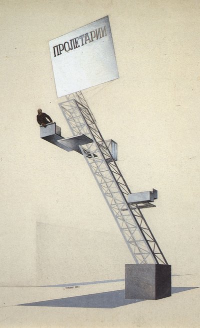 Lenin-Tribüne von Eliezer Markowich Lissitzky