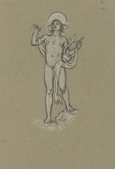 Studie für Apollo von Elihu Vedder