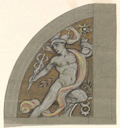Studie für Merkur von Elihu Vedder