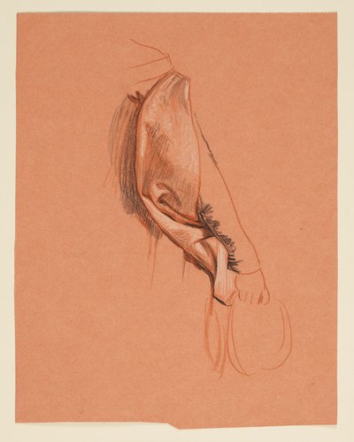 Studie für "Hochzeitsprozession" von Elihu Vedder