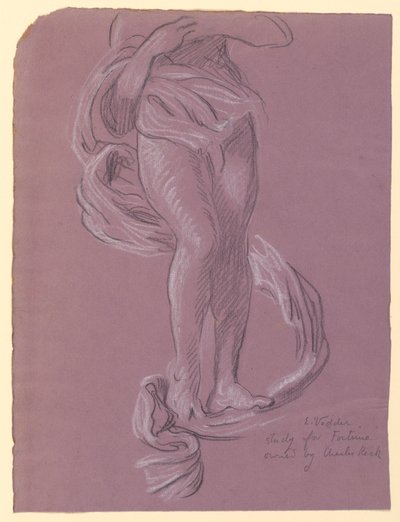 Studie von "Fortuna" von Elihu Vedder